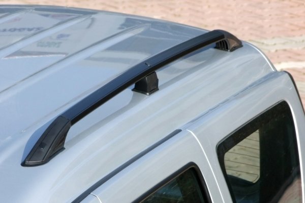 Dachreling passend für Dacia Logan MCV Bj. 2006-2013 Aluminium Schwarz