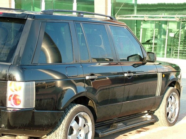 Dachreling passend für Range Rover Vogue ab 2013 Aluminium Schwarz