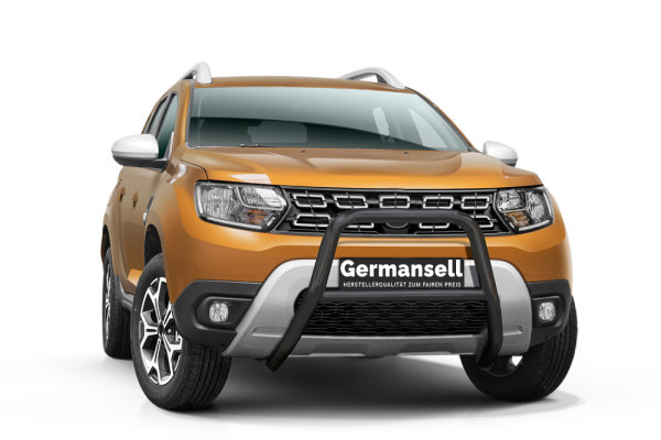 Frontschutzbügel mit Querstab in Schwarz passend für Dacia Duster Bj. ab 2018
