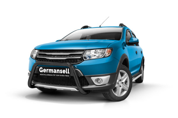 Frontschutzbügel in Schwarz passend für Dacia Sandero Stepway Bj. 2012-2016