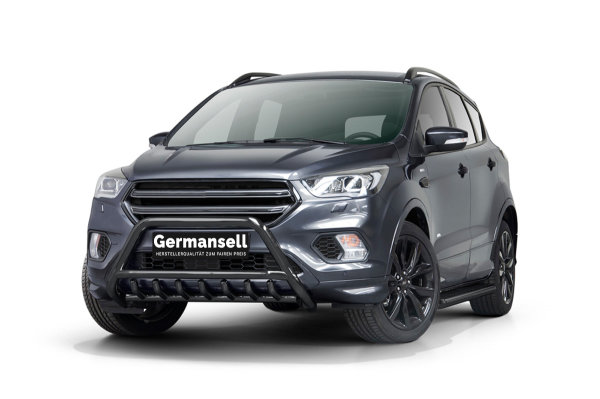 Frontschutzbügel mit Grill in Schwarz passend für Ford Kuga Bj. 2017-2019