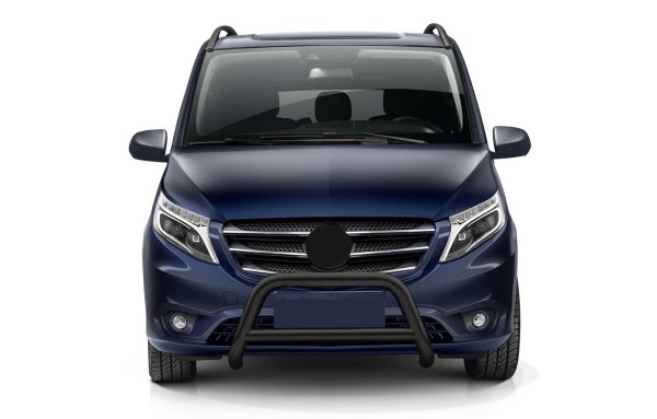 Frontschutzbügel mit Querstab in Schwarz passend für Mercedes Vito Bj. ab 2020