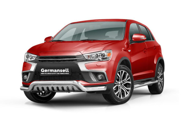 Frontschutzbügel tief mit Blech passend für Mitsubishi ASX Bj. 2017-2019