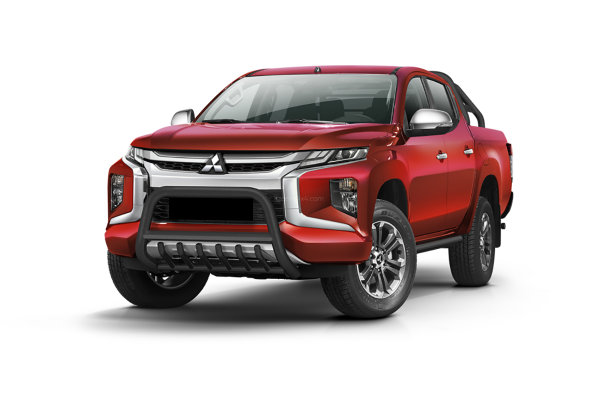 Frontschutzbügel mit Grill in Schwarz passend für Mitsubishi L200 Bj. ab 2019