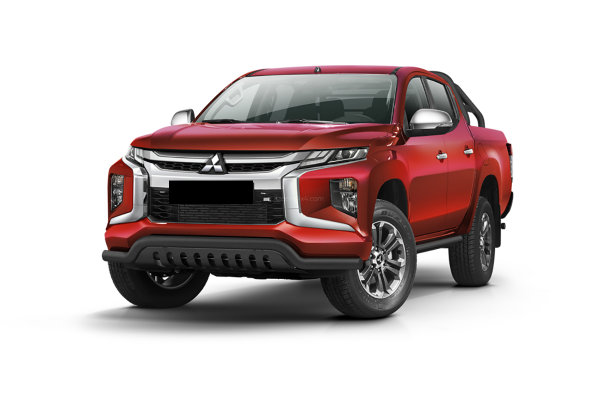 Frontschutzbügel tief mit Blech Schwarz passend für Mitsubishi L200 Bj. ab 2019