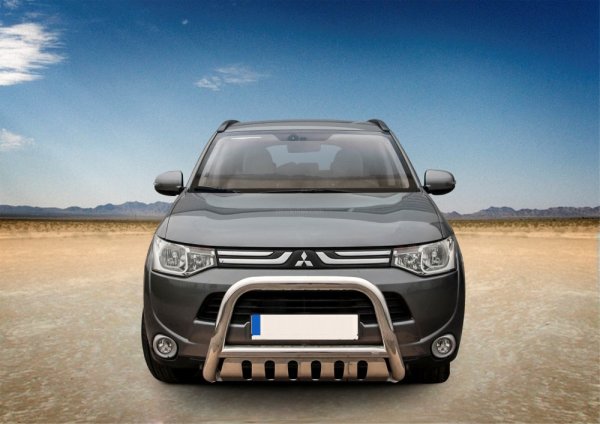 Frontschutzbügel mit Blech passend für Mitsubishi Outlander Bj. 2012-2015