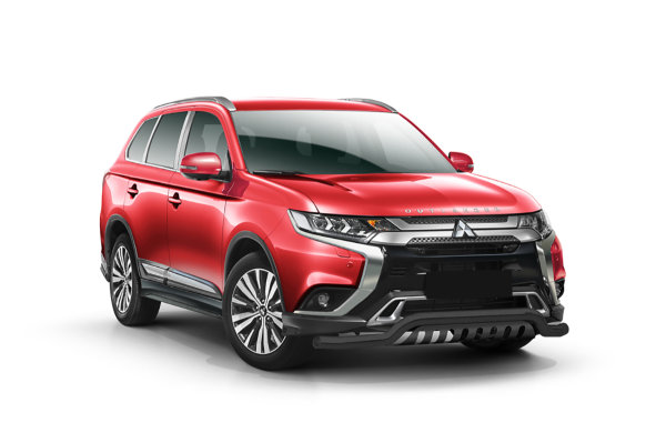 Frontschutzbügel tief Blech Schwarz passend für Mitsubishi Outlander Bj. ab 2018
