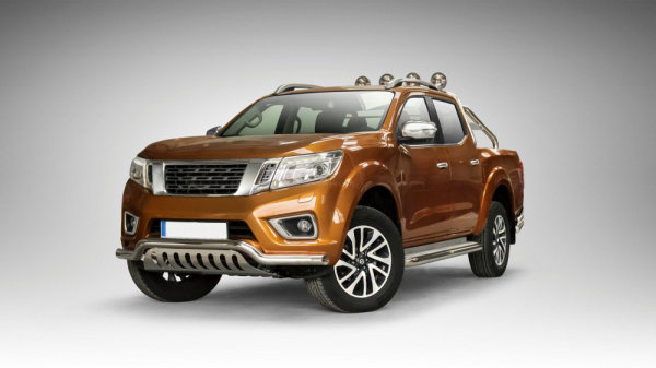 Frontschutzbügel tief mit Blech passend für Nissan Navara NP300 Bj. ab 2012