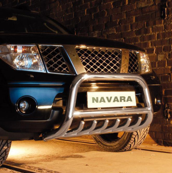 Frontschutzbügel mit Grill passend für Nissan Navara Bj. 2005-2010