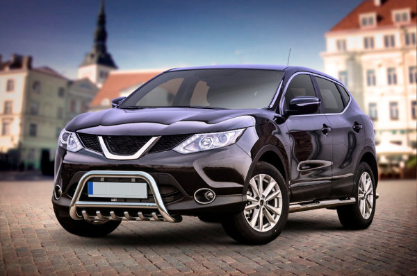 Frontschutzbügel mit Grill passend für Nissan Qashqai Bj. 2013-2017