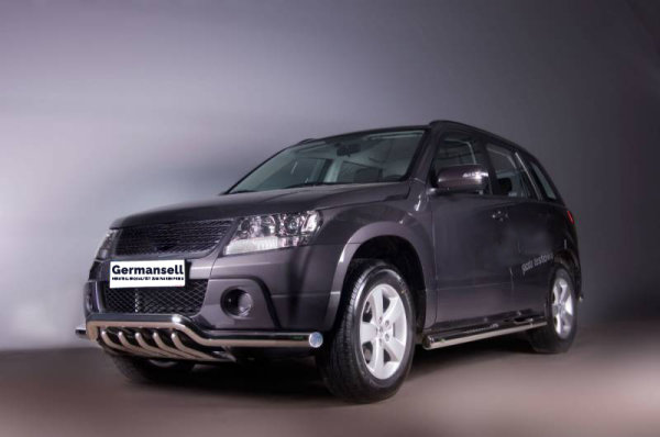 Frontschutzbügel tief mit Grill passend für Suzuki Grand Vitara Bj. 2006-2015