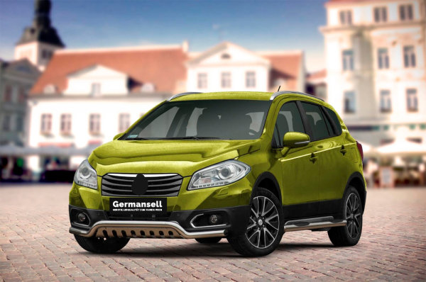 Frontschutzbügel tief mit Blech passend für Suzuki SX4 S-CROSS Bj. 2013-2016