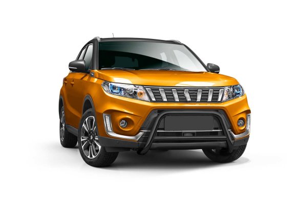 Frontschutzbügel mit Querstab in Schwarz passend für Suzuki Vitara Bj. ab 2018