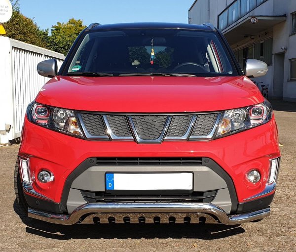 Frontschutzbügel tief mit Blech passend für Suzuki Vitara Bj. 2015-2018