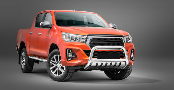 Frontschutzbügel mit Blech passend für Toyota Hilux (FACELIFT) Bj. 2018-2021