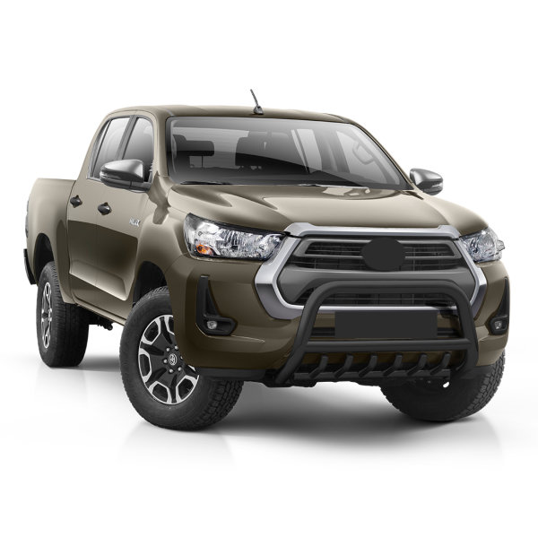 Frontschutzbügel mit Grill in Schwarz passend für Toyota Hilux Bj. ab 2021