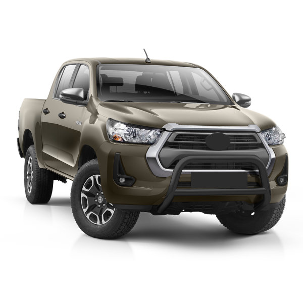 Frontschutzbügel mit Querstab in Schwarz passend für Toyota Hilux Bj. ab 2021