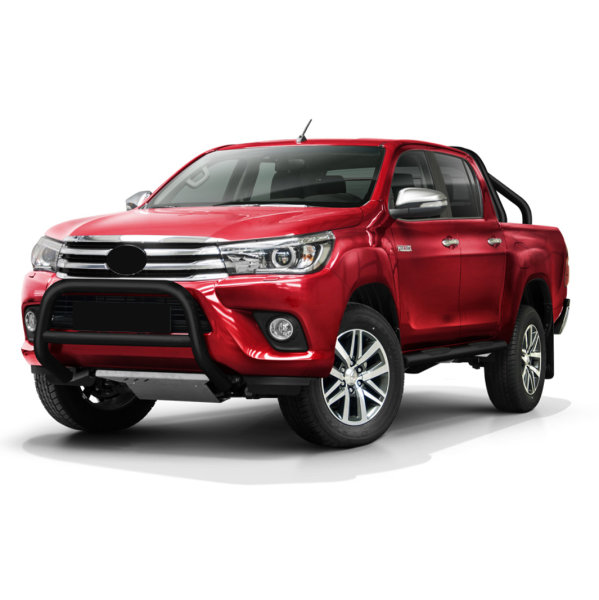 Frontschutzbügel mit Querstab in Schwarz passend für Toyota Hilux Bj. 2015-2021