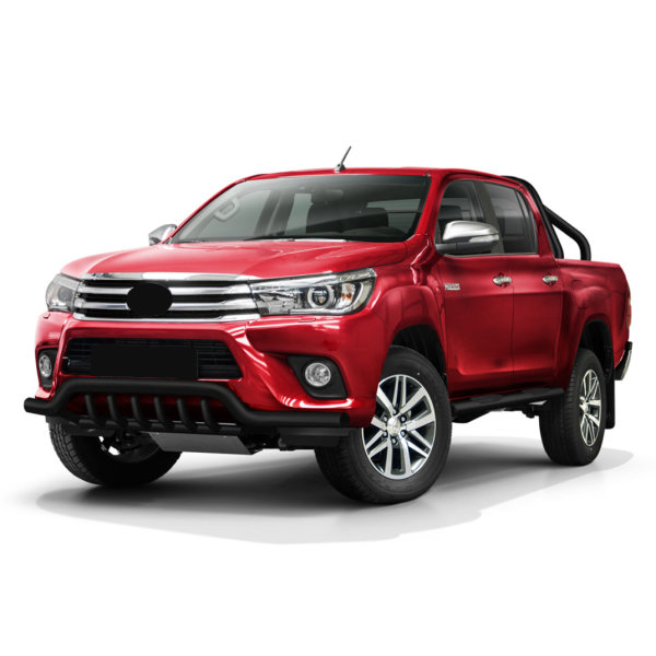 Frontschutzbügel tief mit Blech Schwarz passend für Toyota Hilux Bj. 2015-2021
