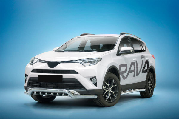 Frontschutzbügel tief mit Grill passend für Toyota RAV4 Bj. 2015-2018