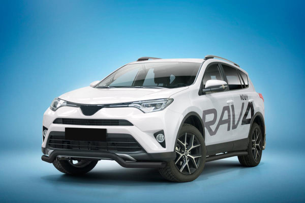 Frontschutzbügel tief in Schwarz passend für Toyota RAV4 Bj. 2015-2018