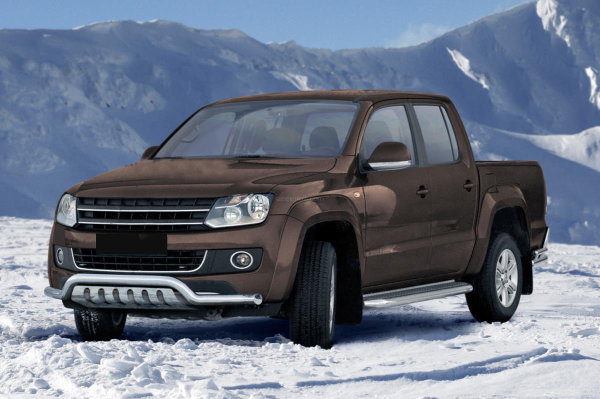 Frontschutzbügel tief mit Blech passend für VW Amarok Bj. 2009-2016