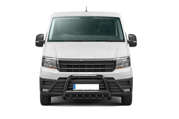 Frontschutzbügel mit Grill in Schwarz passend für VW Crafter Bj. ab 2017