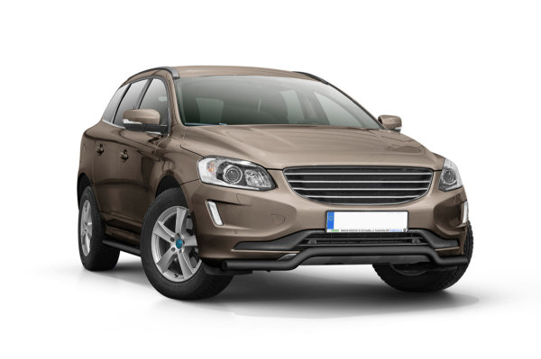 Frontschutzbügel tief in Schwarz passend für Volvo XC60 Bj. 2014-2017