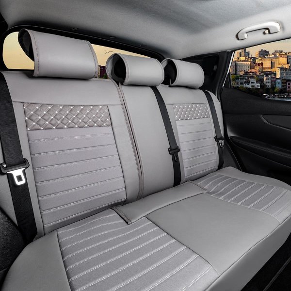 Sitzbezüge passend für BMW X7 ab 2019 in Grau Set Paris
