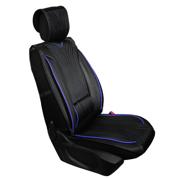 Sitzbezüge passend für Dodge Nitro Set Boston in Schwarz/Blau