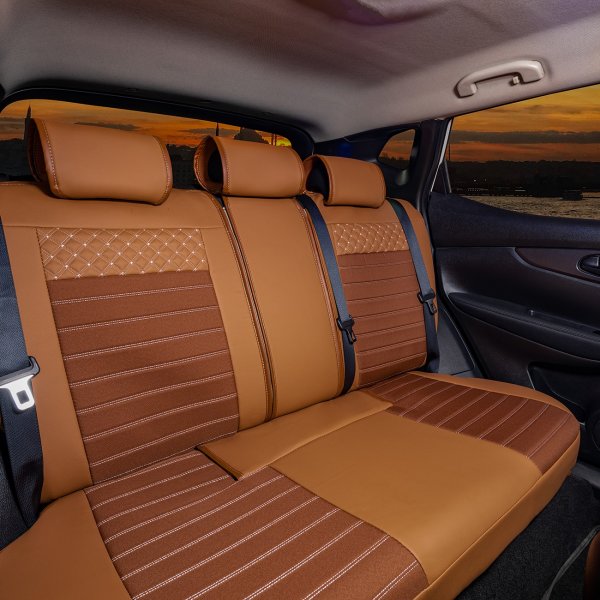 Sitzbezüge passend für Ford Edge ab 2017 in Zimt Set Paris