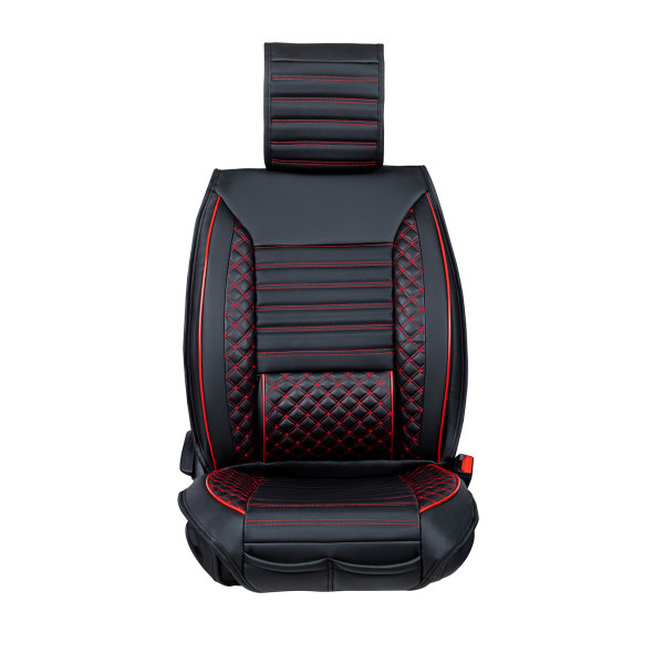 Sitzbezüge passend für Lexus UX ab Bj. 2014 in Schwarz/Rot Set Paris