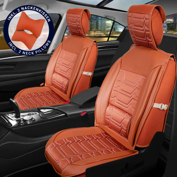 Sitzbezüge passend für Mazda CX-30 Set Nashville in Zimt