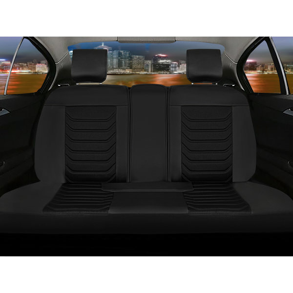 Sitzbezüge passend für Mercedes CLS ab Bj. 2004 in Schwarz Set Dubai