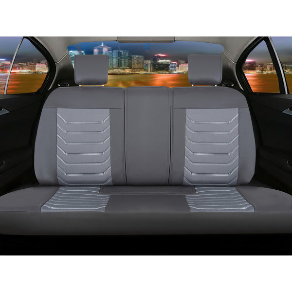 Sitzbezüge passend für Mini Clubvan ab Bj. 2012 in Dunkelgrau Set Dubai