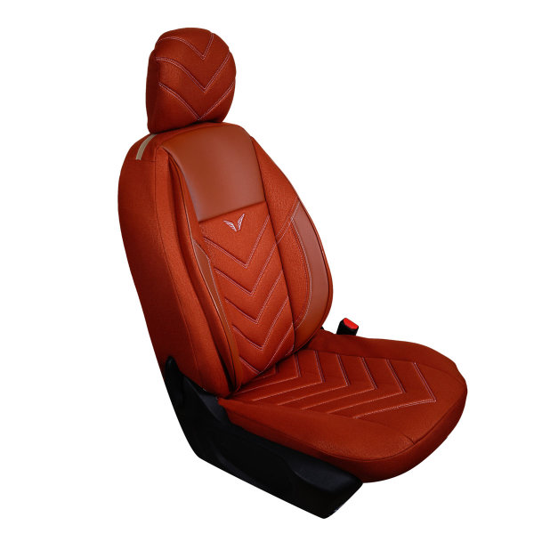 Sitzbezüge passend für Nissan Pulsar ab Bj. 2014 Set Los Angeles in Zimt