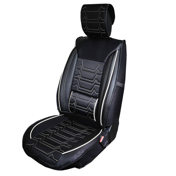 Sitzbezüge passend für Opel Mokka/Mokka X Set Nashville in Schwarz/Weiß