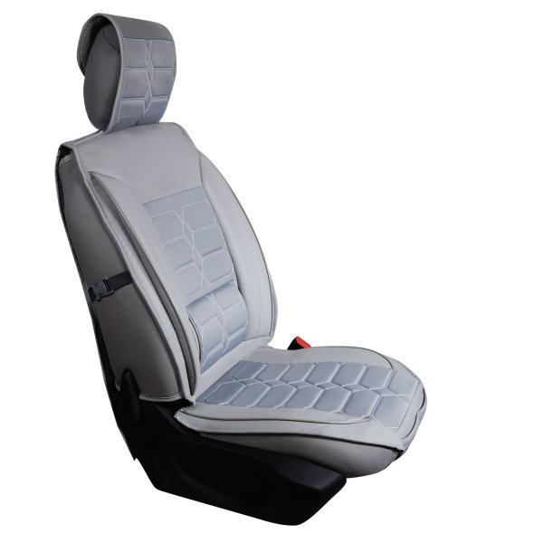 Sitzbezüge passend für Peugeot 3008 ab Bj. 2016 Set Nebraska in Grau