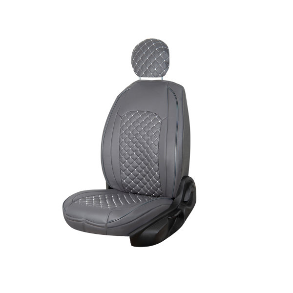 Sitzbezüge passend für Peugeot 3008 ab 2016 in Dunkelgrau Set New York