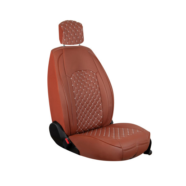 Sitzbezüge passend für RAM 1500 ab 2018 in Farbe Schwarz/Zimt Modell New York