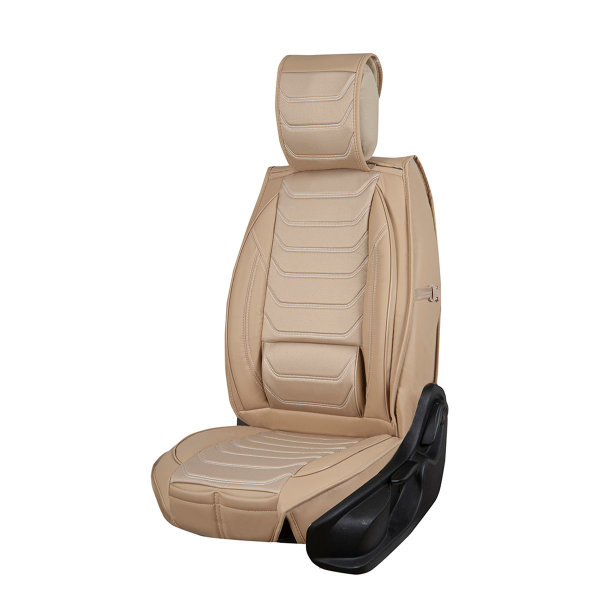 Sitzbezüge passend für Saab 9-3 Bj. 2007-2015 in Beige Set Dubai