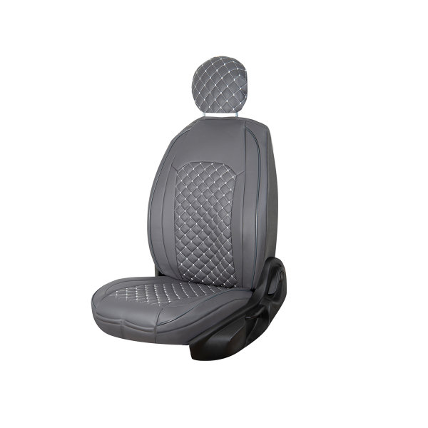 Sitzbezüge passend für Seat Altea ab Bj. 2004 in Dunkelgrau Set New York