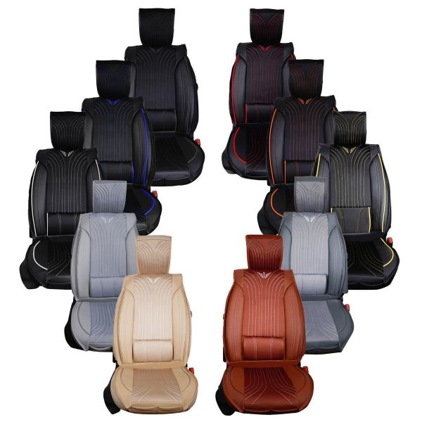 Sitzbezüge passend für Seat Leon ab Bj. 2005 Set Boston