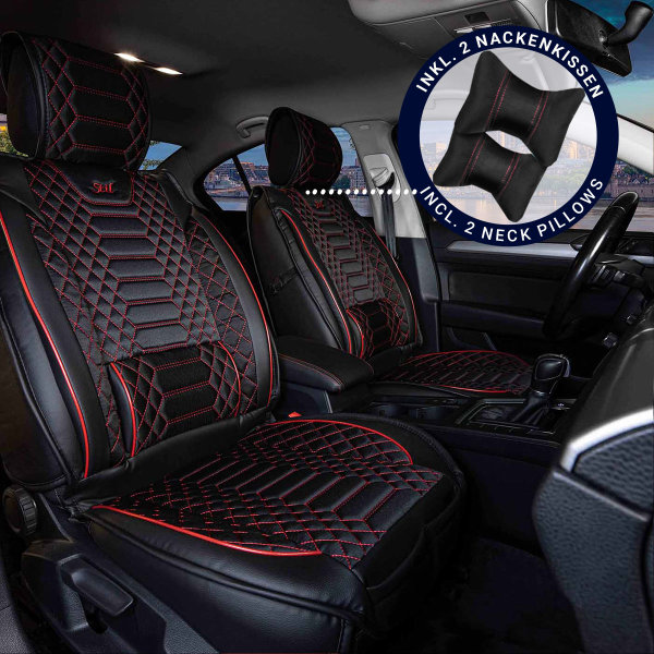 Sitzbezüge passend für Skoda Karoq ab Bj. 2017 2er Set Karomix