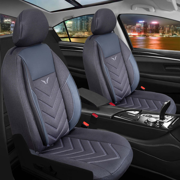 Sitzbezüge passend für Subaru XV ab Bj. 2012 Set Los Angeles in Dunkelgrau