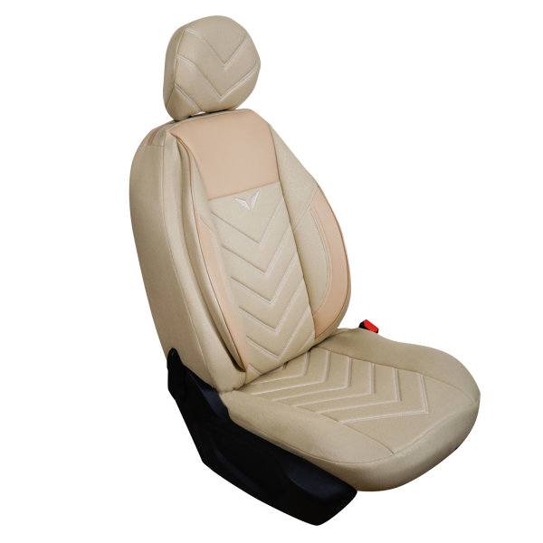 Sitzbezüge passend für Toyota Verso ab Bj. 2009 Set Los Angeles in Beige