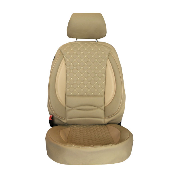 Sitzbezüge passend für VW Golf Plus ab Bj. 2004 in Beige 2er Set Mailand