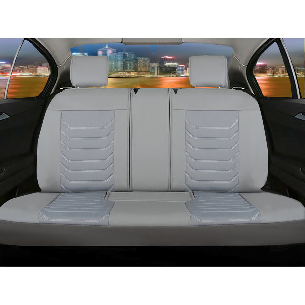Sitzbezüge passend für VW Phaeton Bj. 2002-2016 in Grau Set Dubai