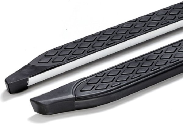 Trittbretter passend für Citroen C4 Aircross ab 2012 Hitit Schwarz mit TÜV