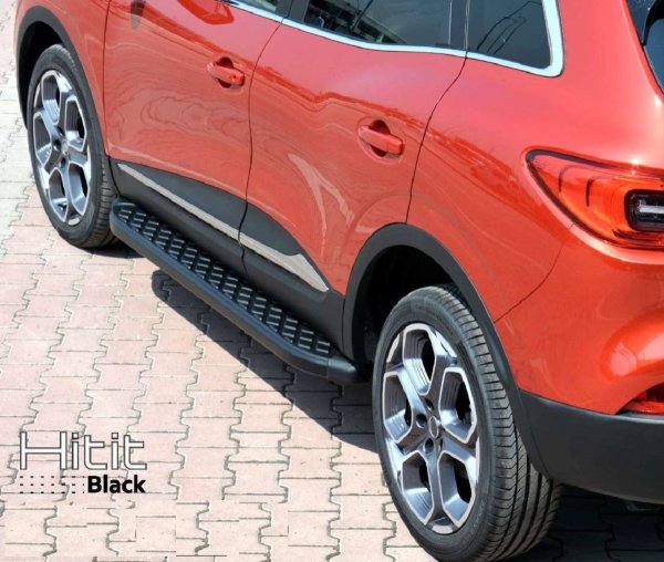 Trittbretter passend für Daihatsu Terios 2 ab 2006 Hitit Schwarz mit TÜV